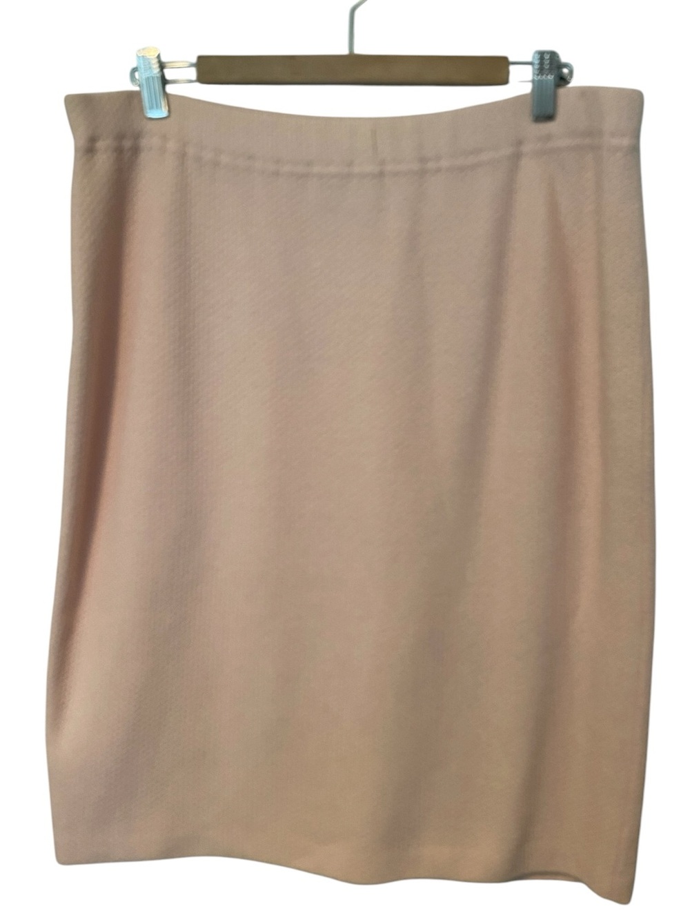 ST.JONH COLLECTION PALE PINK KNIT SKIRT SZ 14